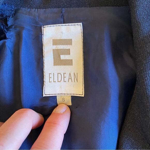 EUC Dark Blue Blazer by Canadian Designer Eldean - Picture 10 of 10